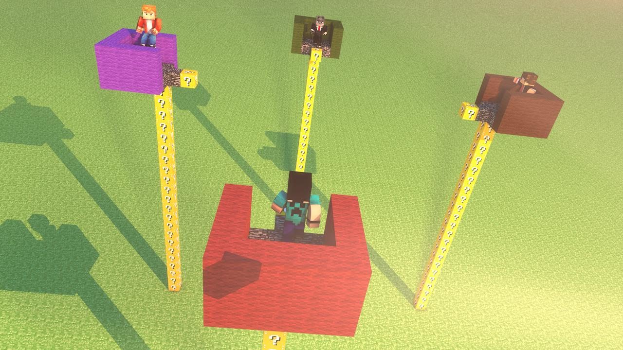 Minecraft Mod: TORRE DE LUCKY BLOCK - MINI GAME PVP