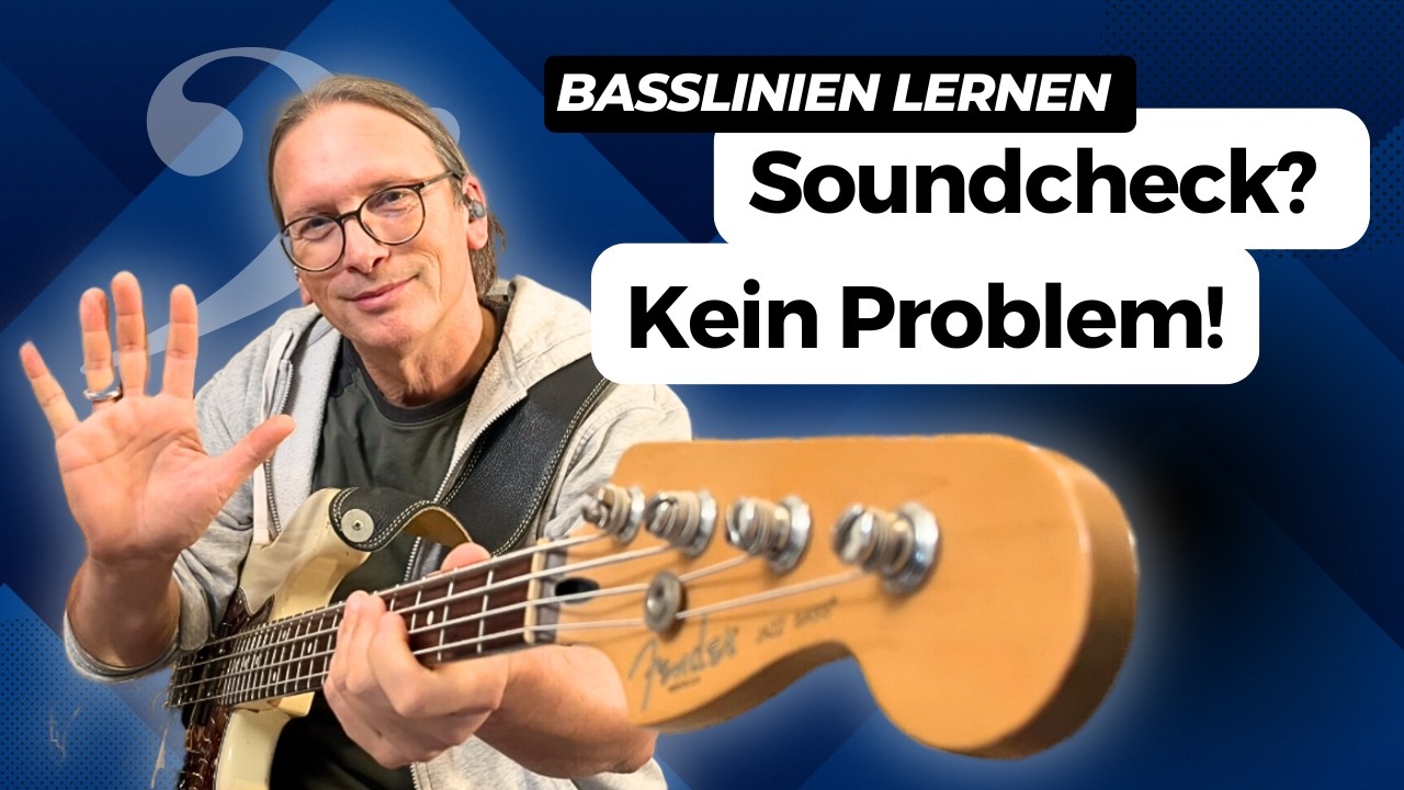 5 Basslines für Sound Check und Bass Soundtest - Bass lernen