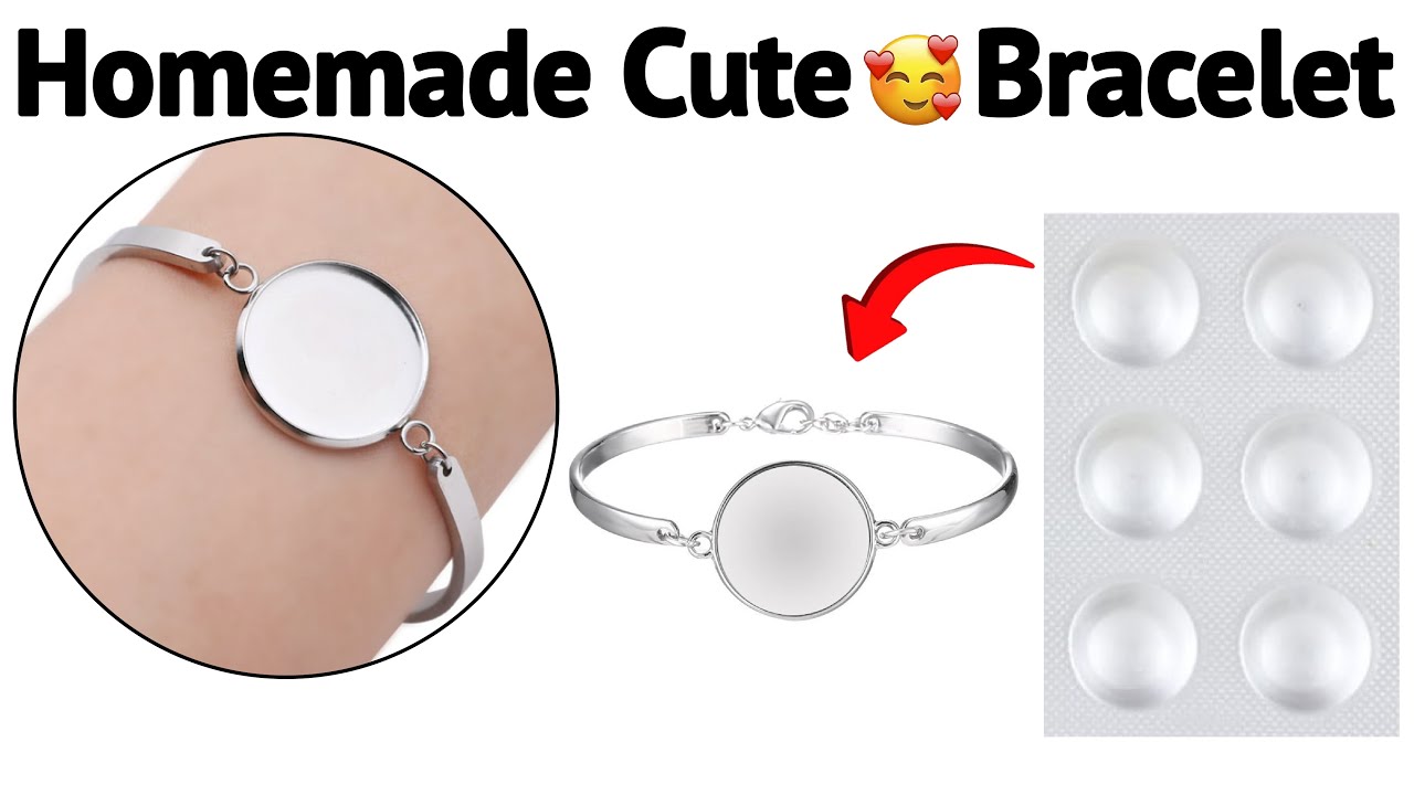 Diy Bracelet 😍/how to make Bracelet at home/diy homemade love Bracelet/easy Bracelet making
