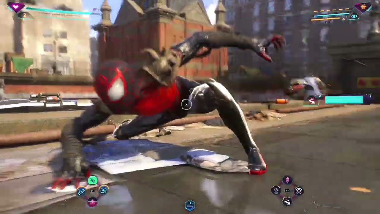 Miles is an acrobatic improvisor! Fun Combos  | Spider-Man 2 👀🕸️