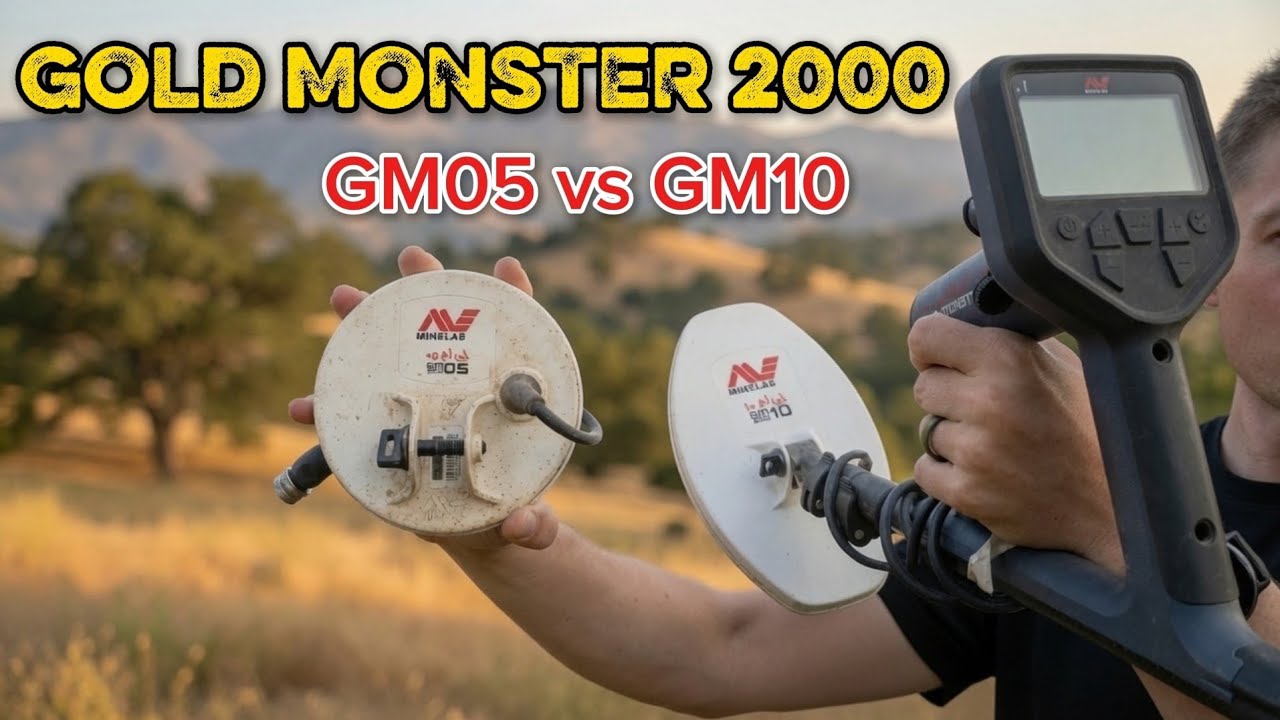 Gold Monster 2000 &mdash; GM10 против GM05: сможет ли 10-дюймовая катушка найти золото?