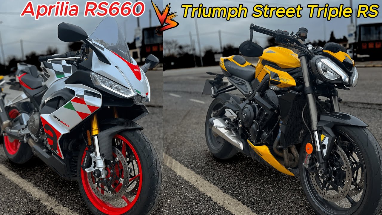 Aprilia RS660 VS Triumph Street Triple Rs - 2 Round Top speed - Acımasız Sinek görevde !!
