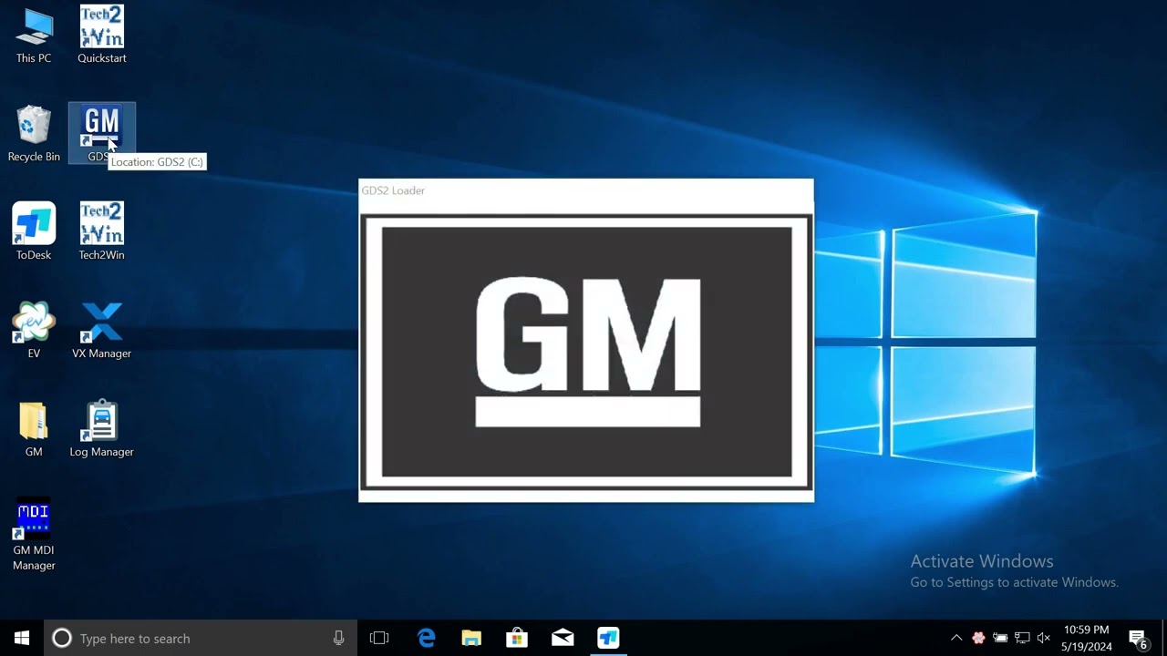 GM GDS2 2024.05.08 & Tech2Win software installation