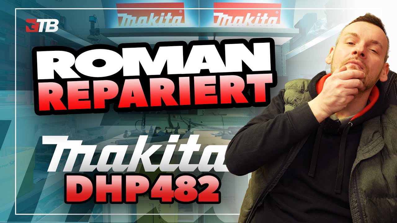 😱 MAKITA DHP 482 Akkuschrauber mit DEFEKTEM MOTOR! Roman tauscht Anker, Magnet und Kohlebürste