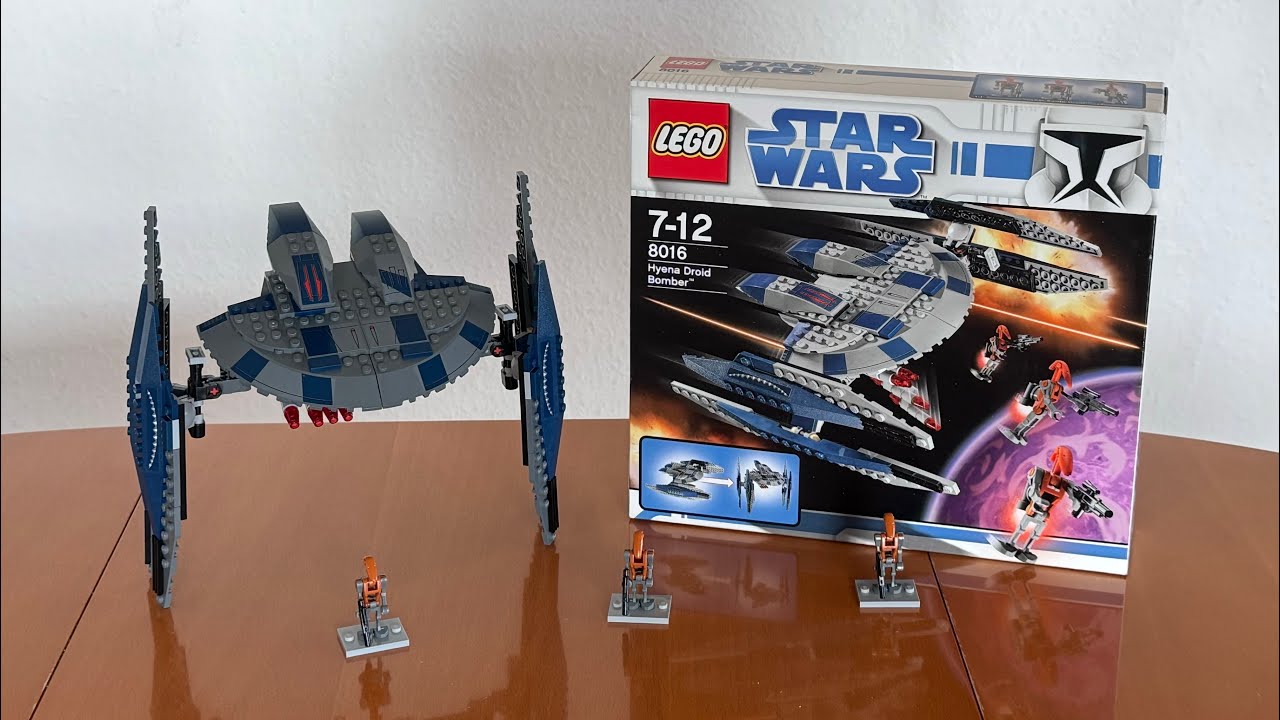 Lego Star Wars 8016 Hyena Droid Bomber | Speedbuild