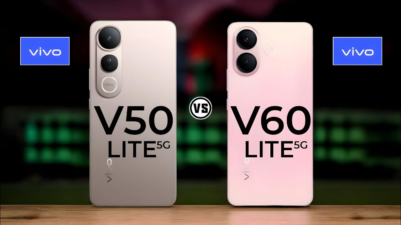 Vivo V50 Lite 5G Vs Vivo V60 Lite 5G. #Trakontech 