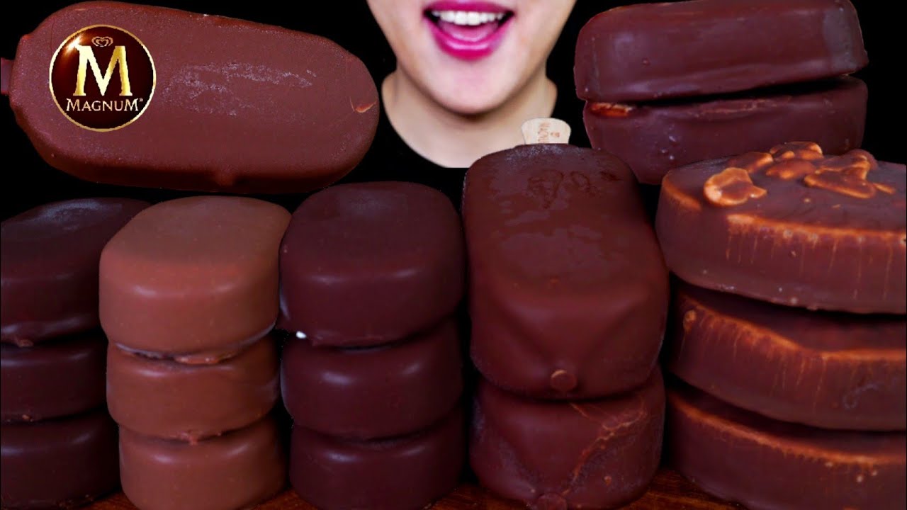 ASMR CHOCOLATE ICE CREAM *MAGNUM, GOOGOO, TICO ICE CREAM MUKBANG 초콜릿 아이스크림 디저트 먹방 EATING SOUNDS.