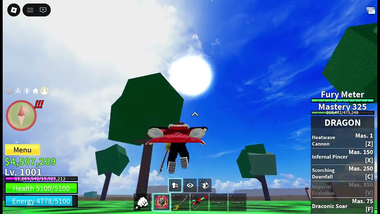 playing blox fruits (p 20)