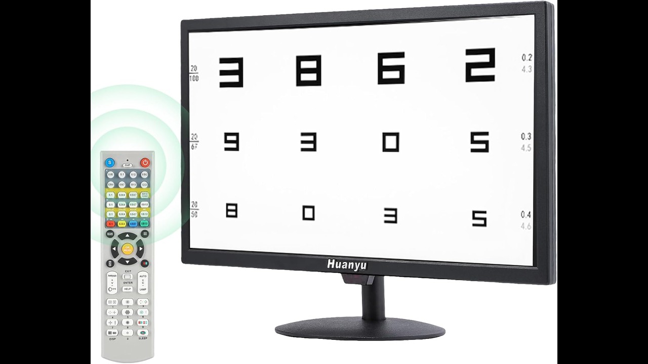 Huanyu Electronic Optometry Projector Review - Pros & Cons - Huanyu Visual Acuity Chart