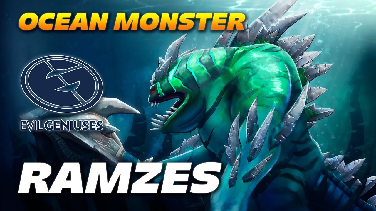 RAMZES666 Tidehunter - OCEAN MONSTER - Dota 2 Pro Gameplay
