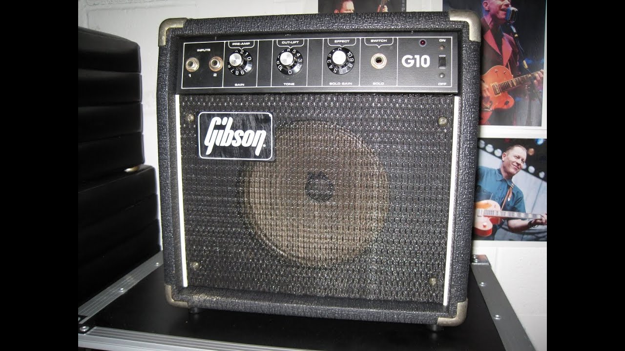 1984 Gibson (Genesis)  G10 guitar amplifier gets serviced...  It's Canadian!?!?