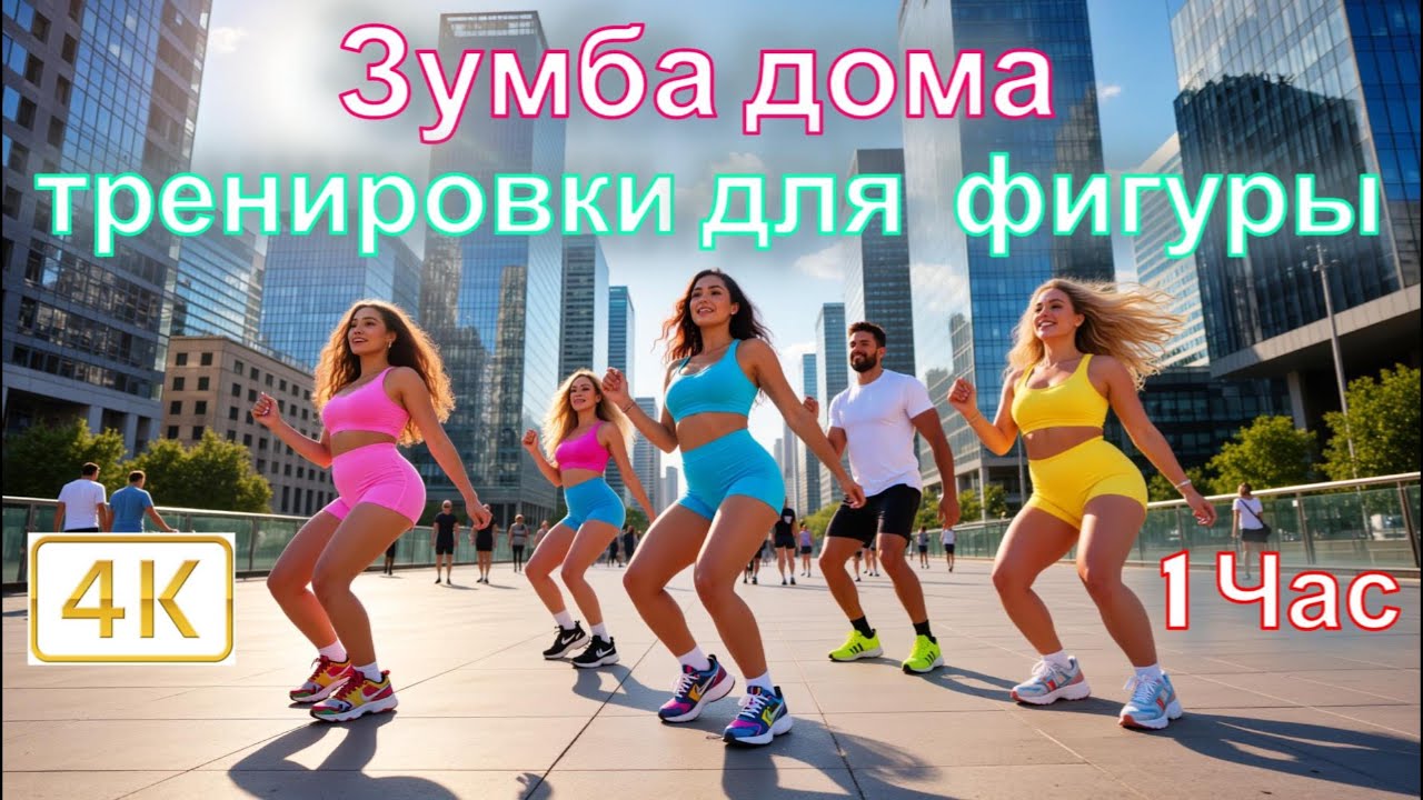Зумба дома - латино тренировки для супер фигуры и энергии 1 час