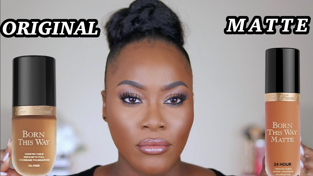 NEW TOO FACED BORN THIS WAY MATTE FOUNDATION VS ORIGINAL REVIEW & DEMO | 2020