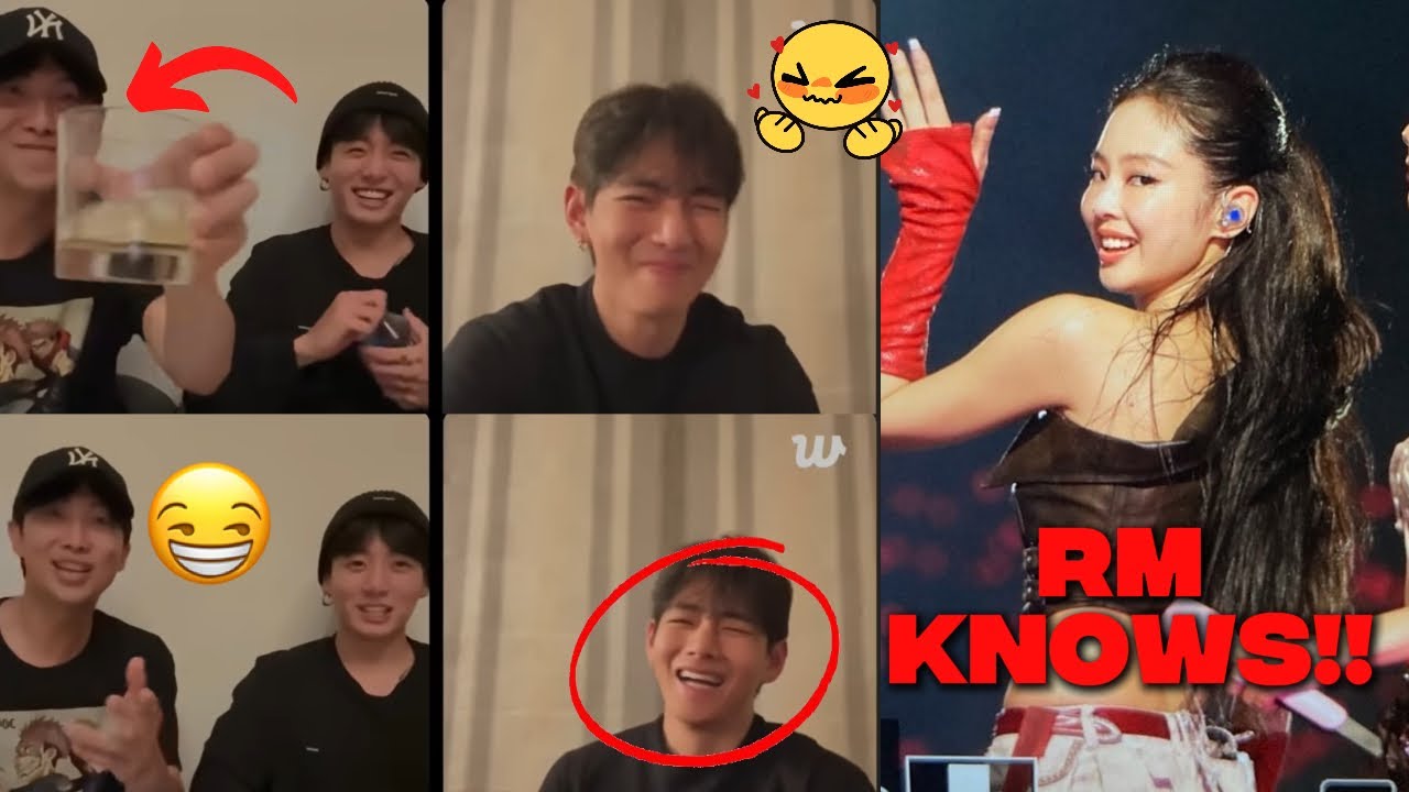 RM tease V about Jennie on their live plus updates {taennie}