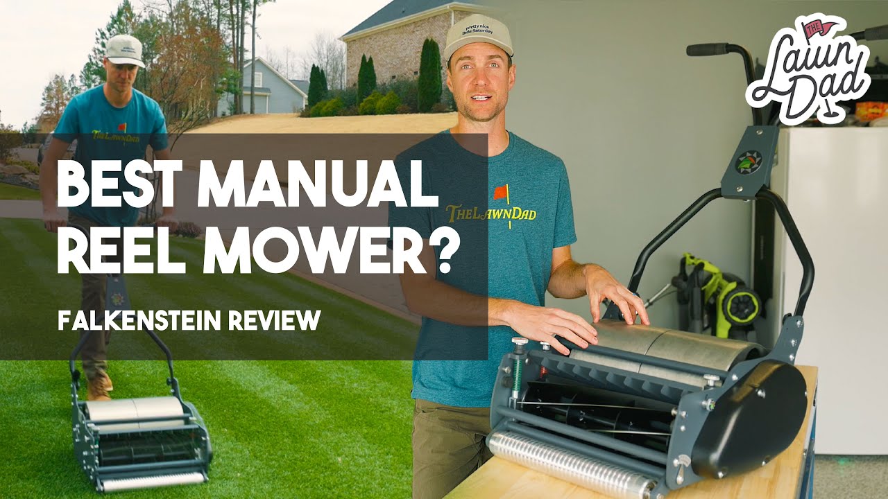 Best Manual Reel Mower Made? Falkenstein Reel Mower from Cylinder Mower Germany