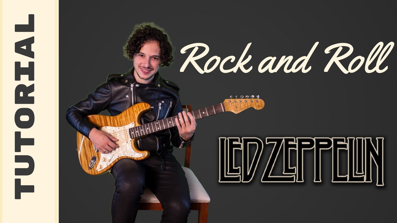Como Tocar Rock and Roll de Led Zeppelin - Tutorial para Guitarra Electrica