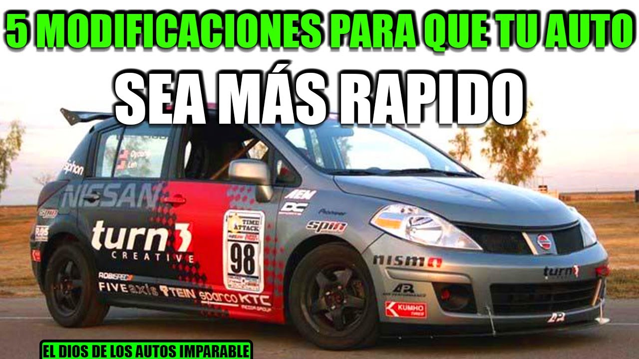 3 MODIFICACIONES BARATAS PARA QUE TU AUTO SEA M&Aacute;S R&Aacute;PIDO
