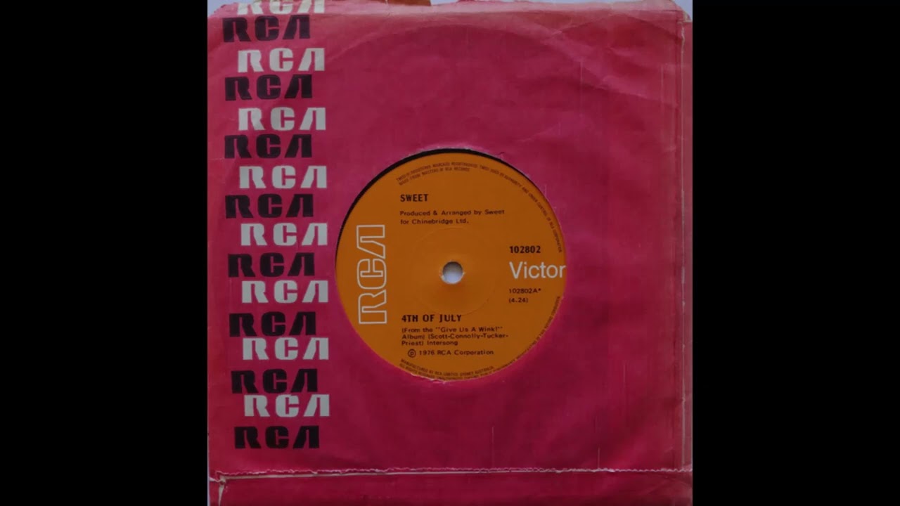 Sweet - 4th of July (Australian single edit)