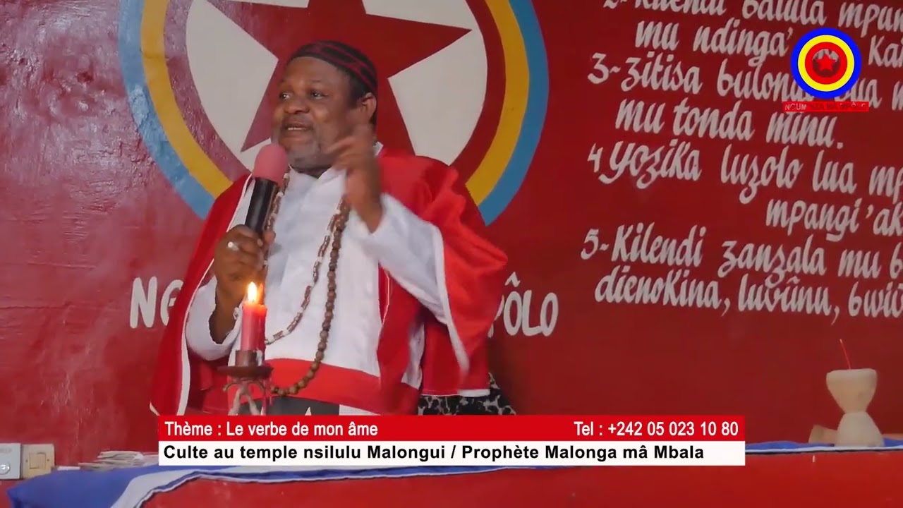 Culte Ngum'nza message enseignement du prophète Malonga mâ mbala sur le thème le verbe de mon âme 