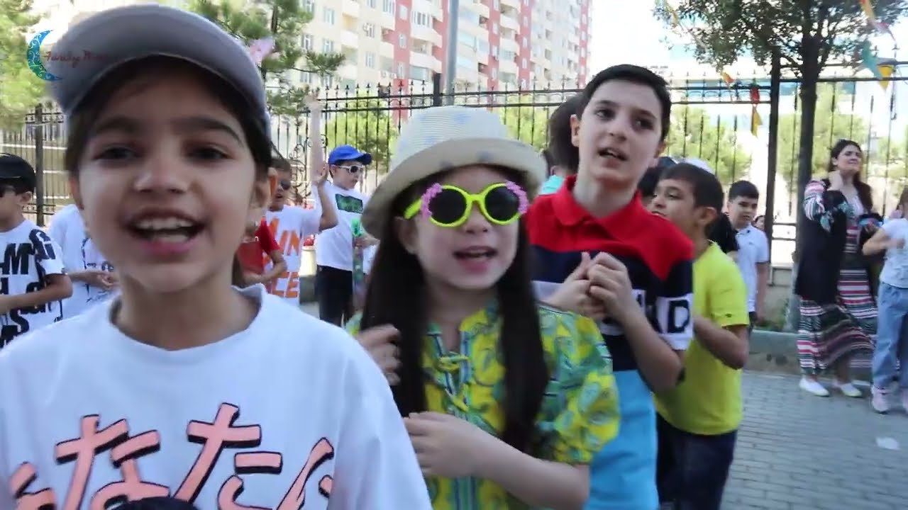 FerAy media -1 iyun usaqlar gunu Kaspi liseyində feray media
