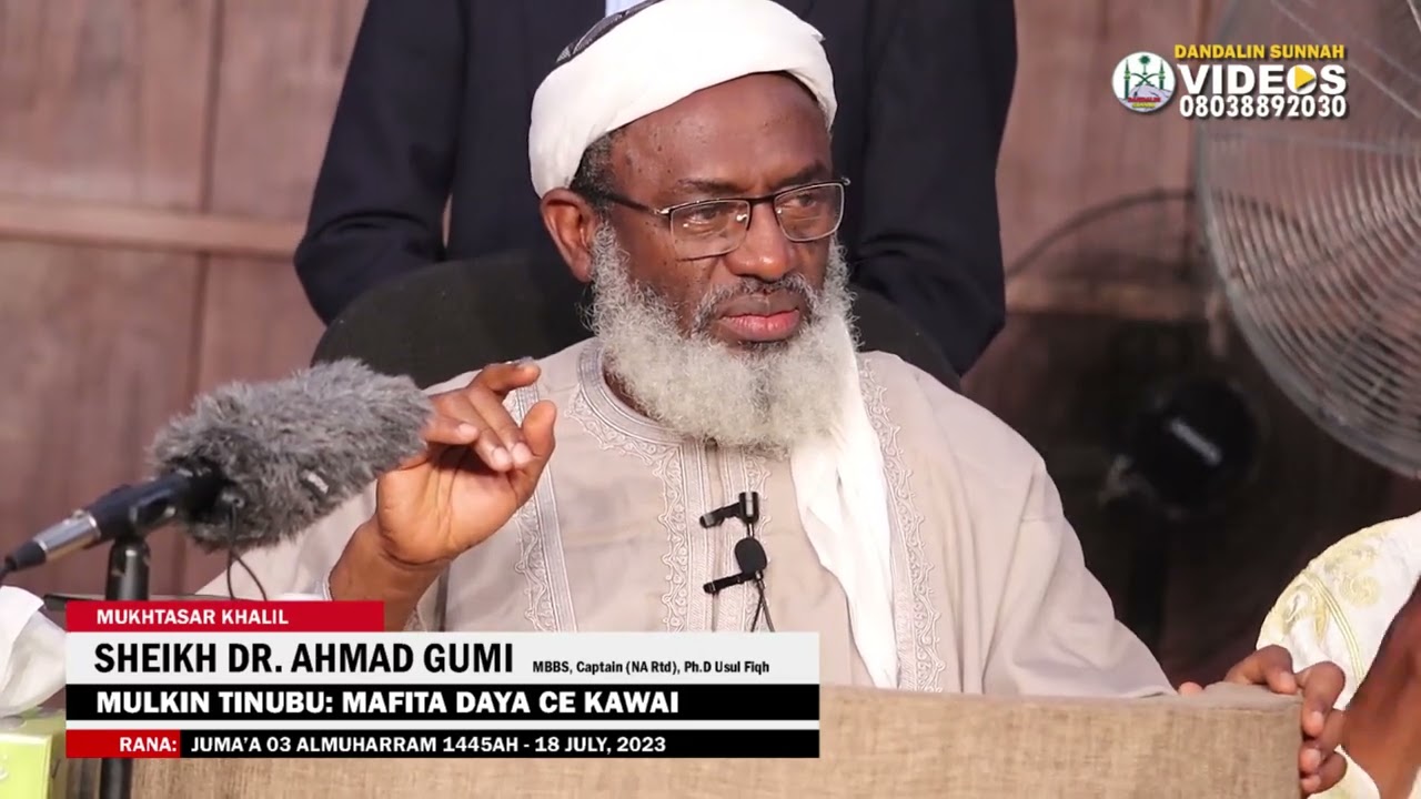 MULKIN TINUBU: MAFITA DAYA CE KAWAI - DARUSSAN DA NA KOYA ZUWA NA ABUJA