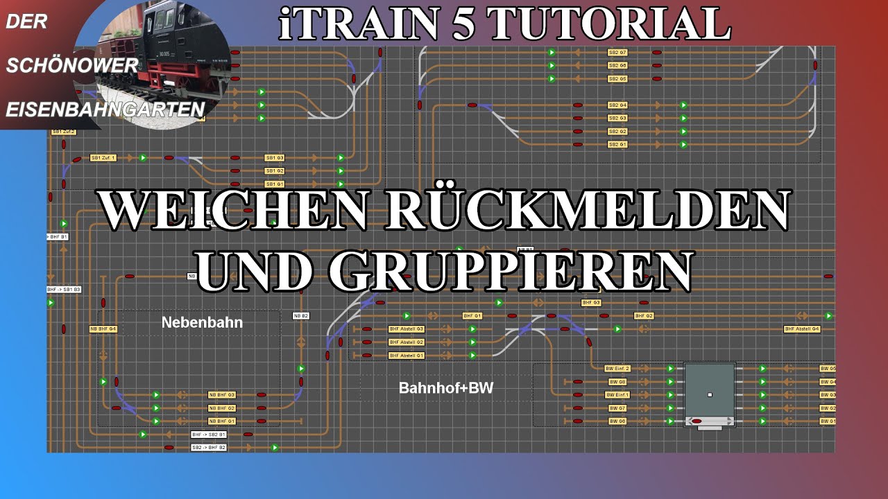 iTrain 5 Modelleisenbahn Software Modellbahnsteuerung Tutorial Part 10 Weichen Rückmelden