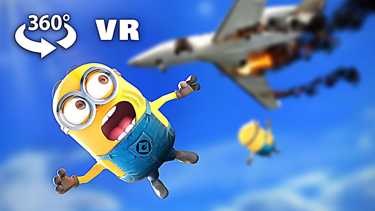 360° VR - АВИАКАТАСТРОФА МИНЬОНОВ