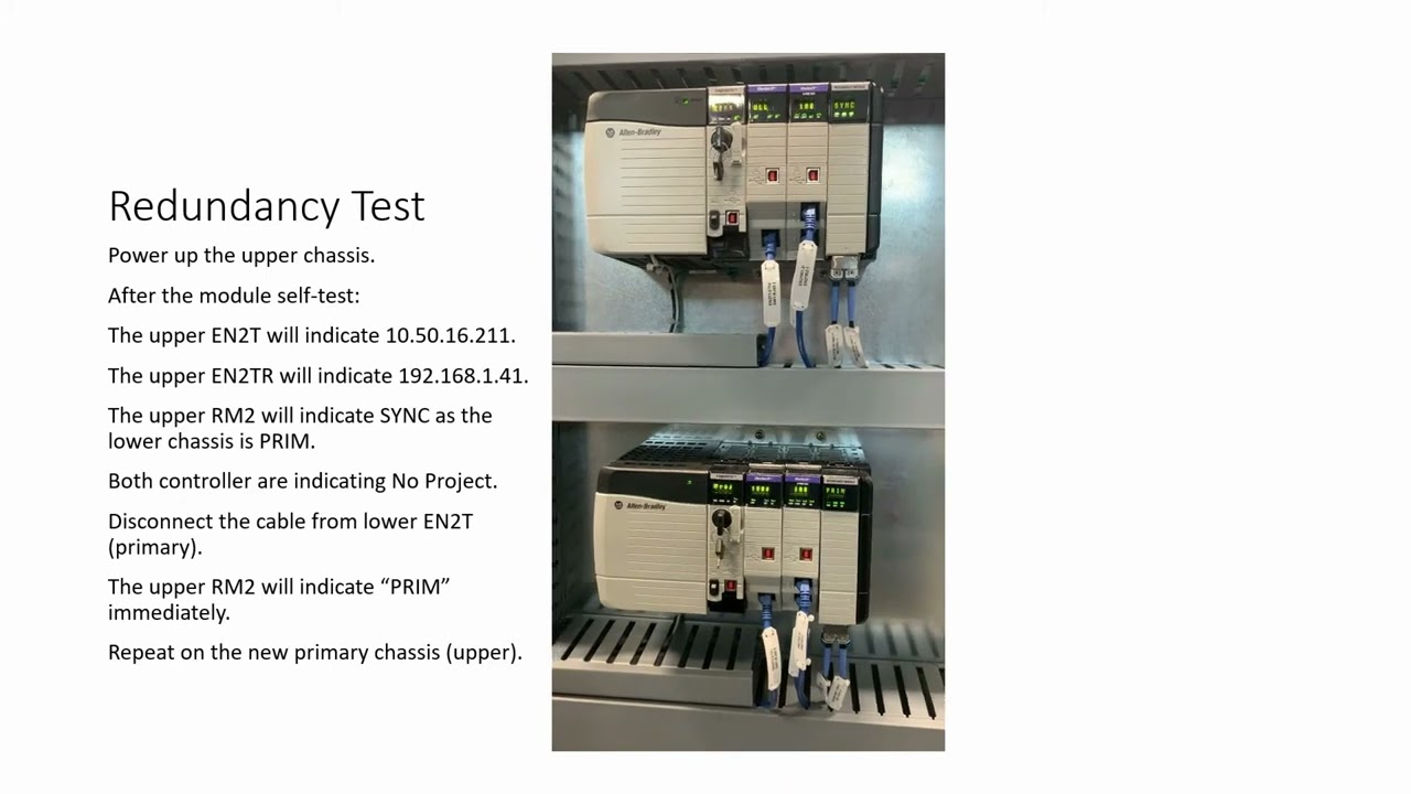 ControlLogix Redundancy System First Setup