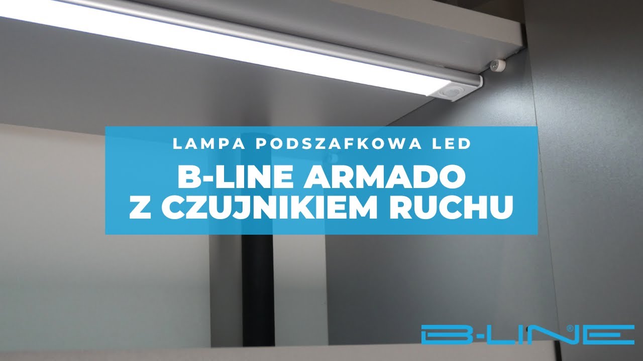 B-Line Armado – bezprzewodowa podszafkowa lampa LED z czujnikiem ruchu i 3 barwami światła