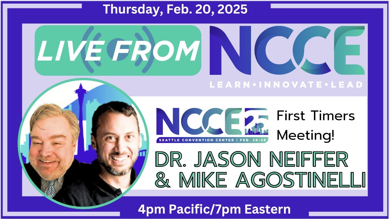Topic: NCCE 2025 First Time Attendee Information