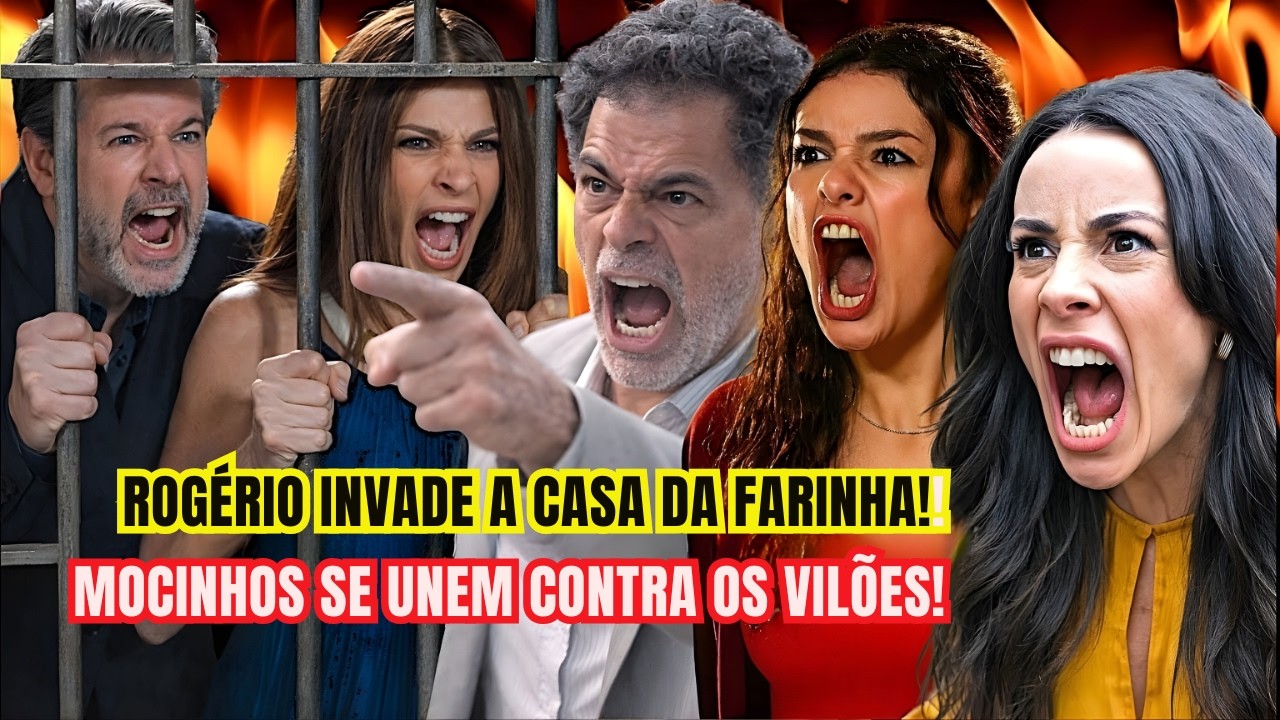 TRÊS GRAÇAS Rogério invade a Casa da Farinha e prende os vilões