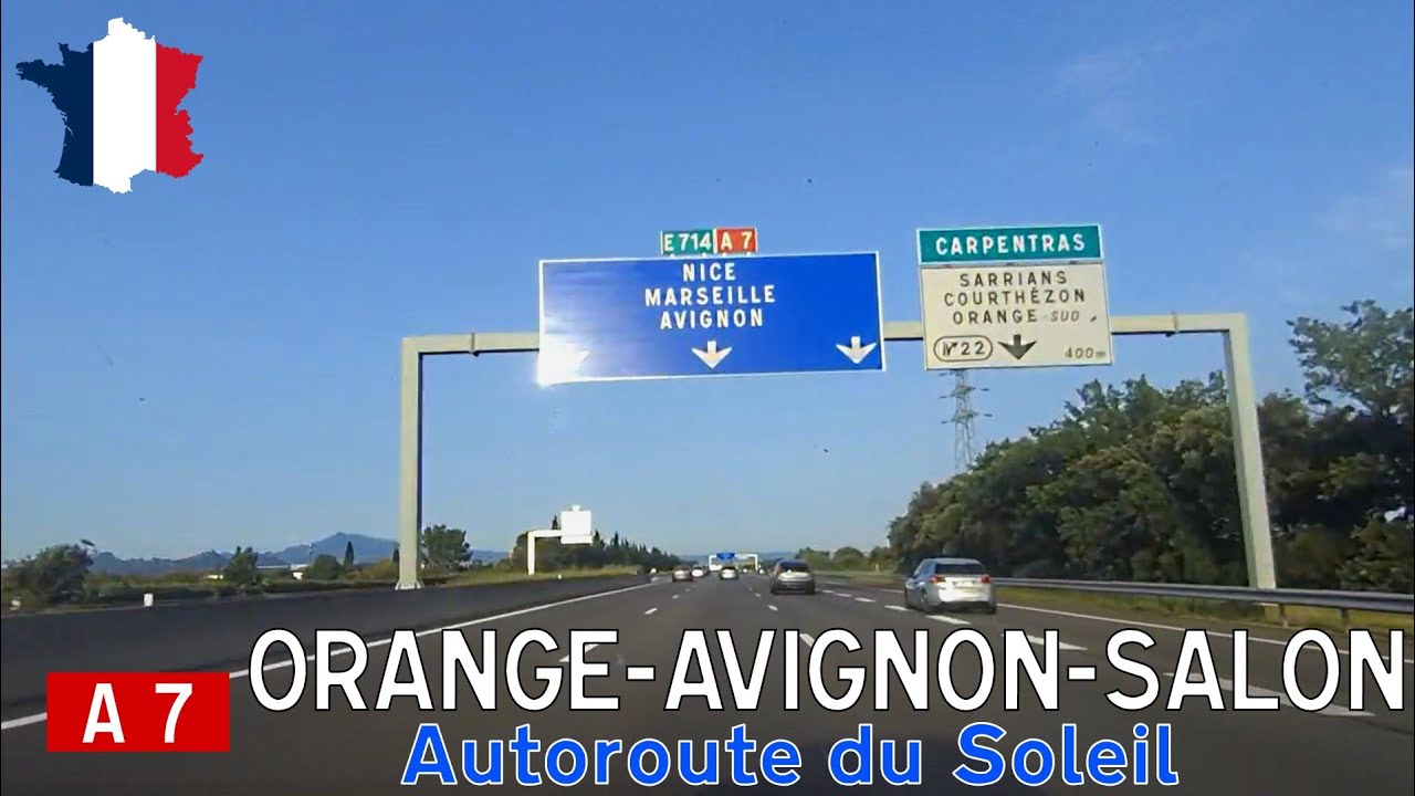 France (F): A7 Orange - Salon de Provence w/ @enr.autosel