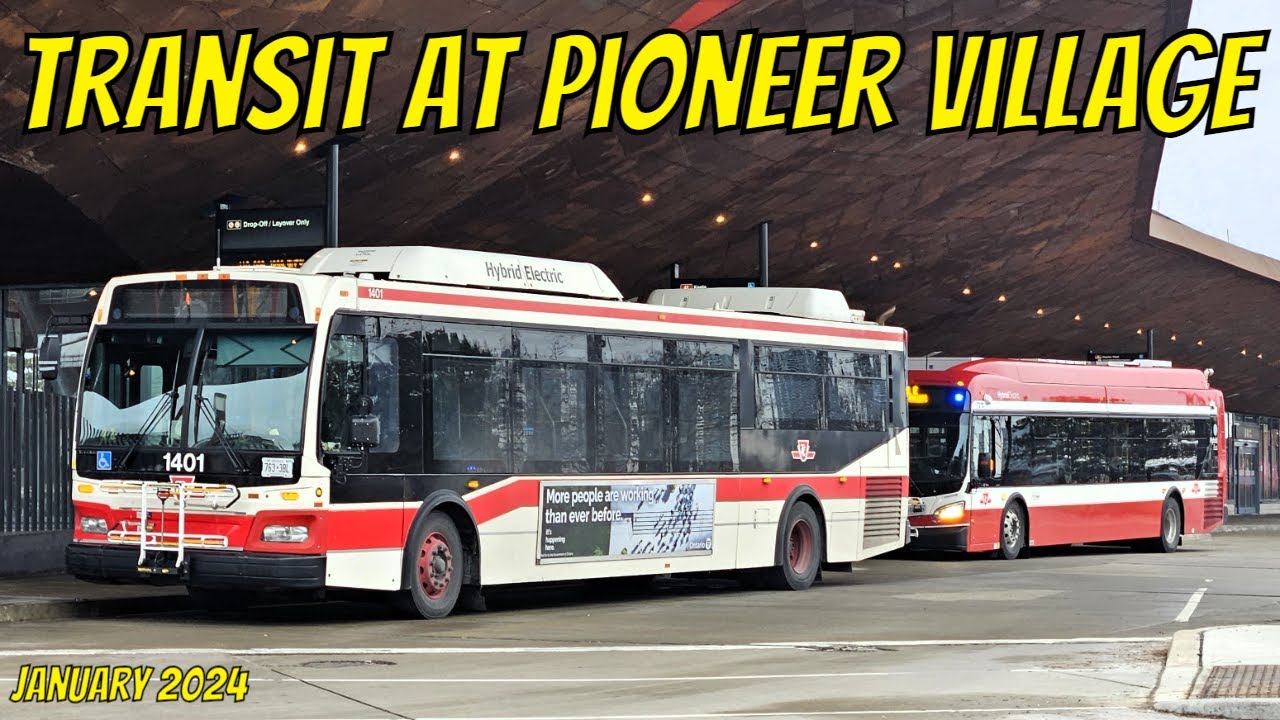 Transit at Pioneer Village (January 2024)