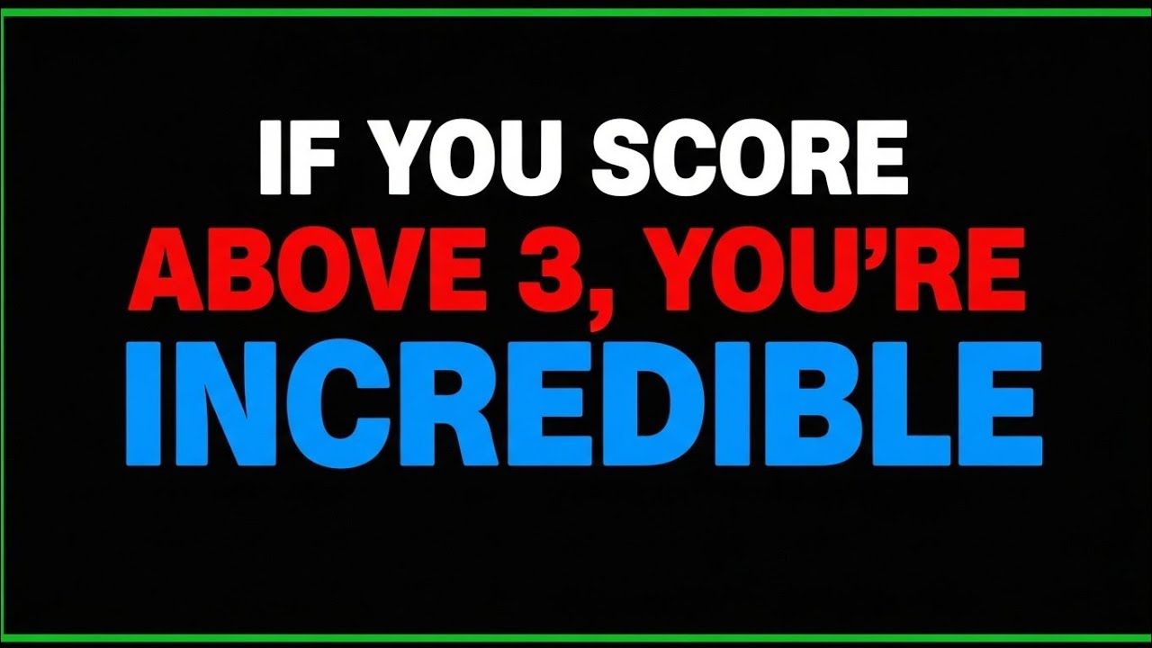 IF YOU SCORE ABOVE 3, YOU'RE INCREDIBLE! 😲 Ultimate Brain TestOnly Geniuses Score Above 3! Can You?