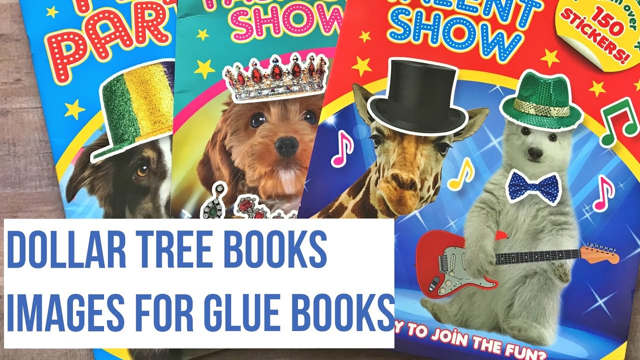 Dollar Tree Books || Images for Glue Books || #gluebooks #gluebookimages #dollartree