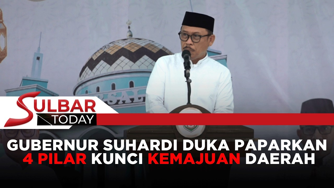 Safari Ramadan di Topoyo, Gubernur Suhardi Duka Paparkan Empat Pilar Kunci Kemajuan Daerahmp4