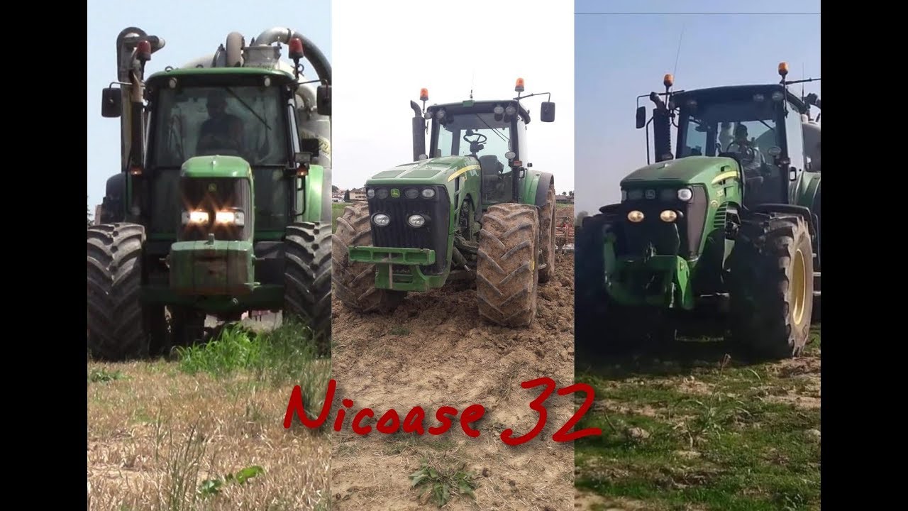 Liquamatura + Dissodatura 2018/John Deere 8430,7830,6930/Gomiero farm