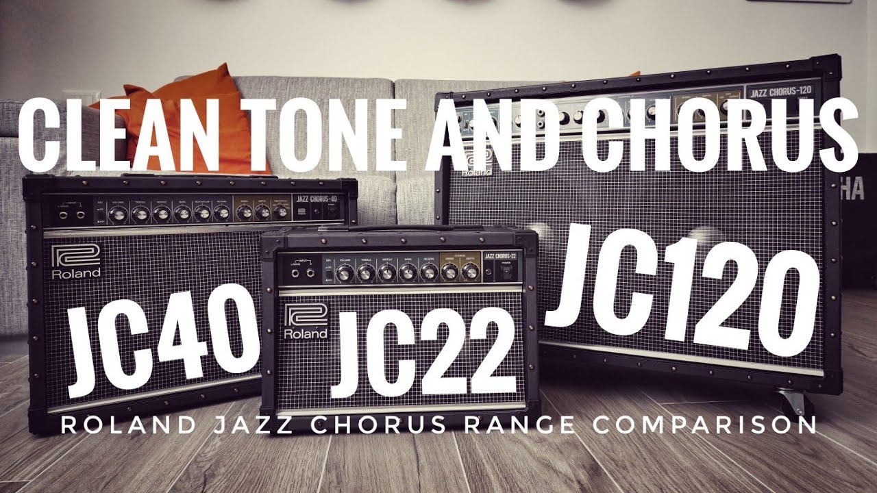 2021 Roland Jazz Chorus Range Comparison: JC-22, JC-40 and JC-120 with Yamaha SA2200