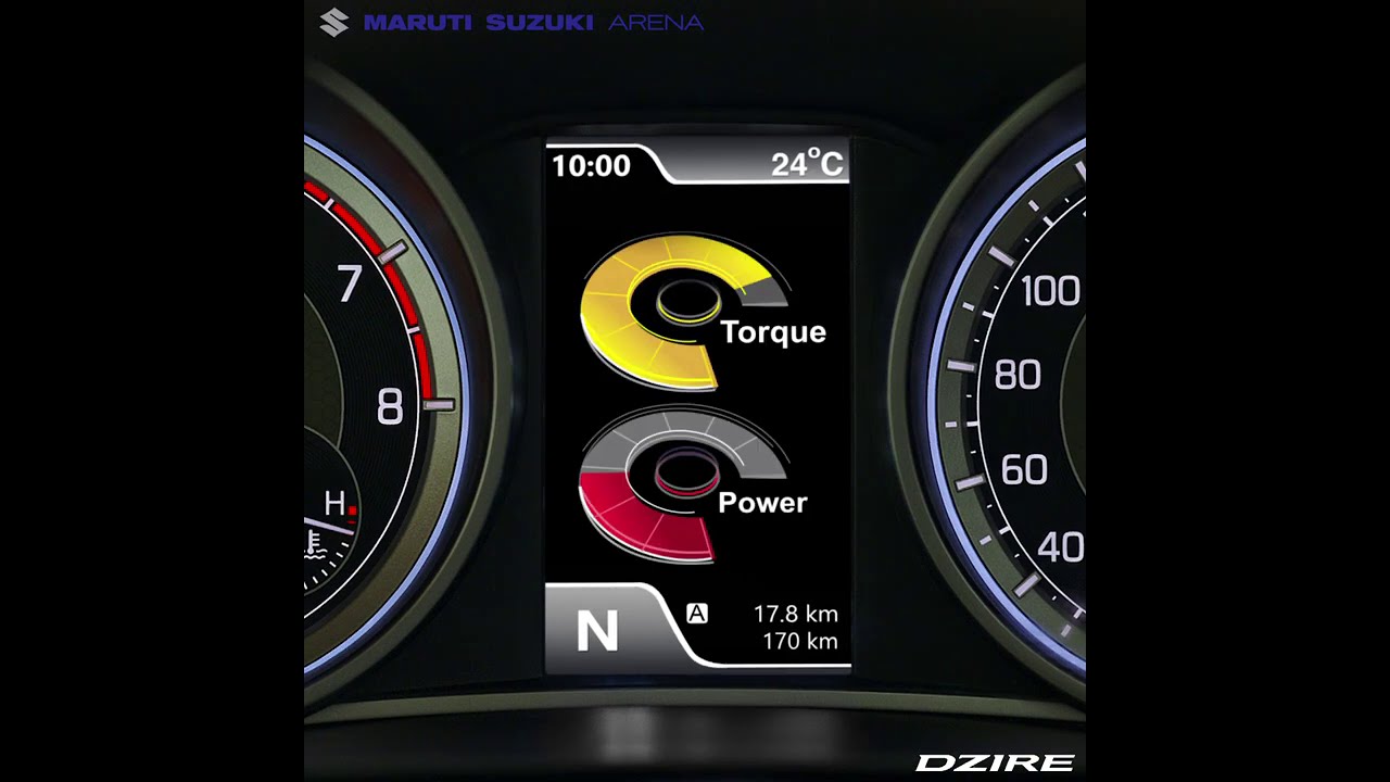 The New 2020 Dzire | Coloured Multi Information Display | Move Up to an Informative Display