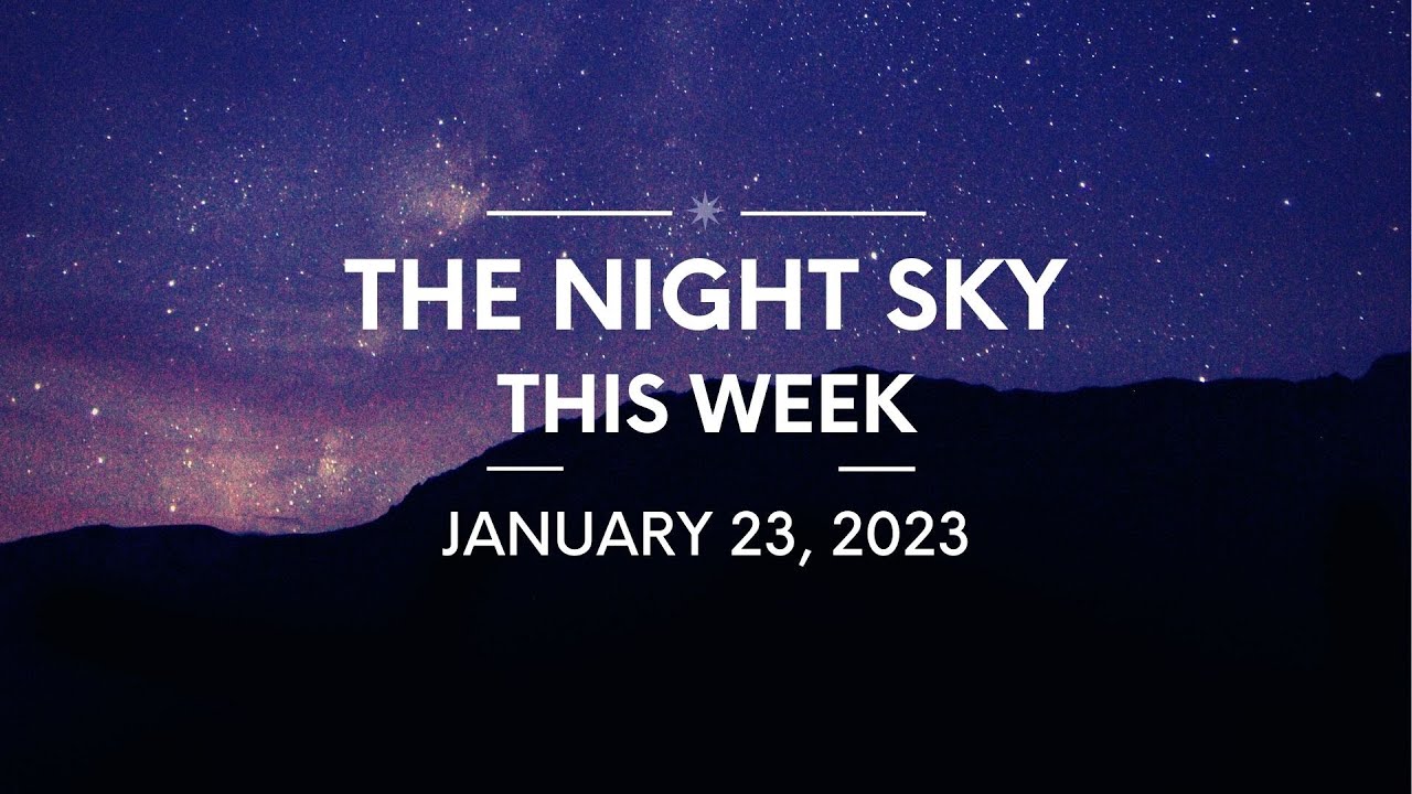 Night Sky This Week January 23 2023