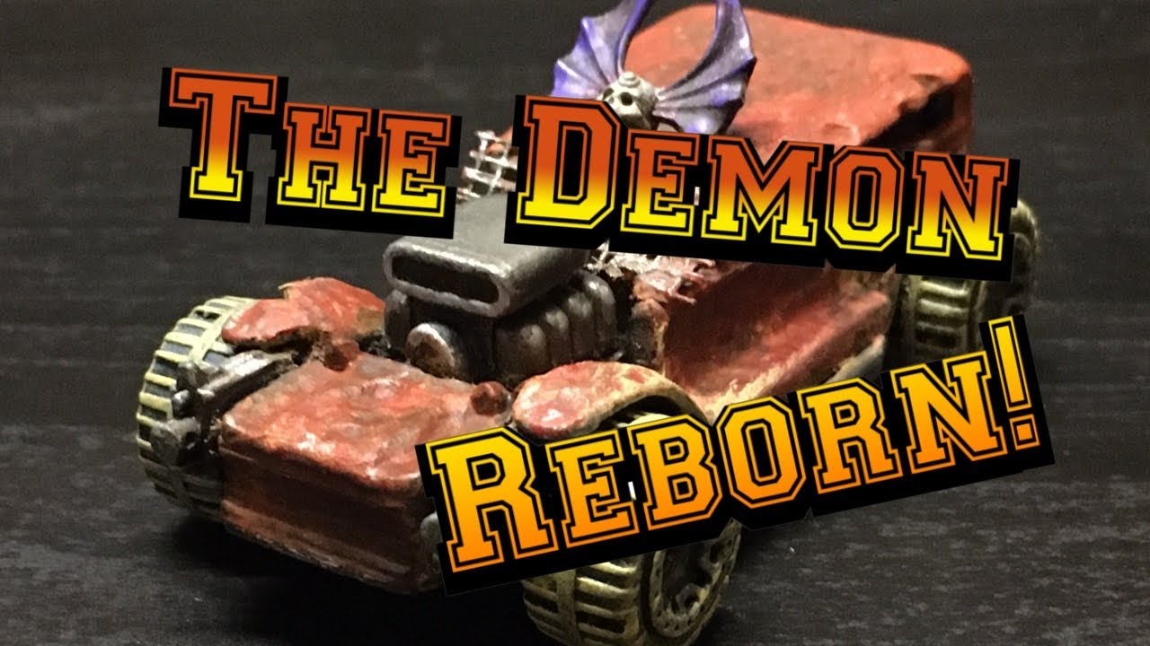 Original Hot Wheels Redline - The Demon Reborn !  Custom Gaslands Build