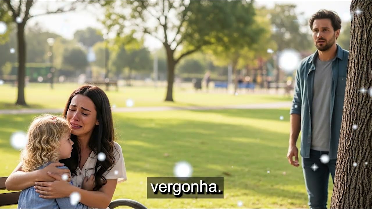 “VOCÊ NÃO MERECE SER MÃE, VOCÊ É UMA VERGONHA!” 3 ANOS DEPOIS, ELE A VIU CHORANDO COM UMA CRIAN