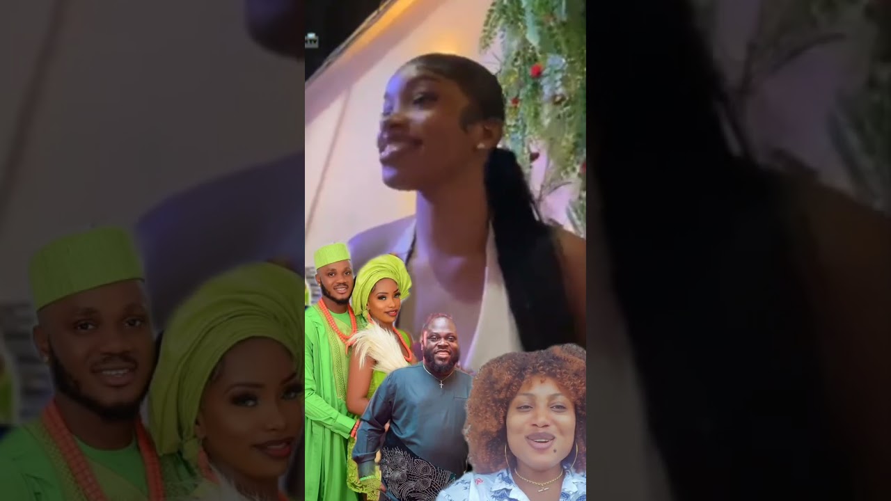 CHAI, comedian Danfo gave it to lord of lemon and Mary raheem in d wyze1 birthday party.............