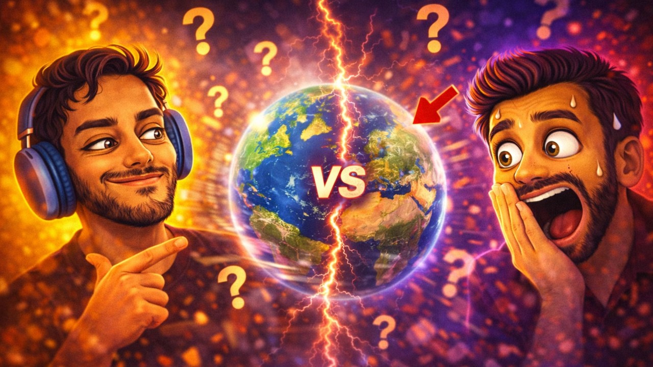 Only One Of Us Knows Geography… 😳🌎