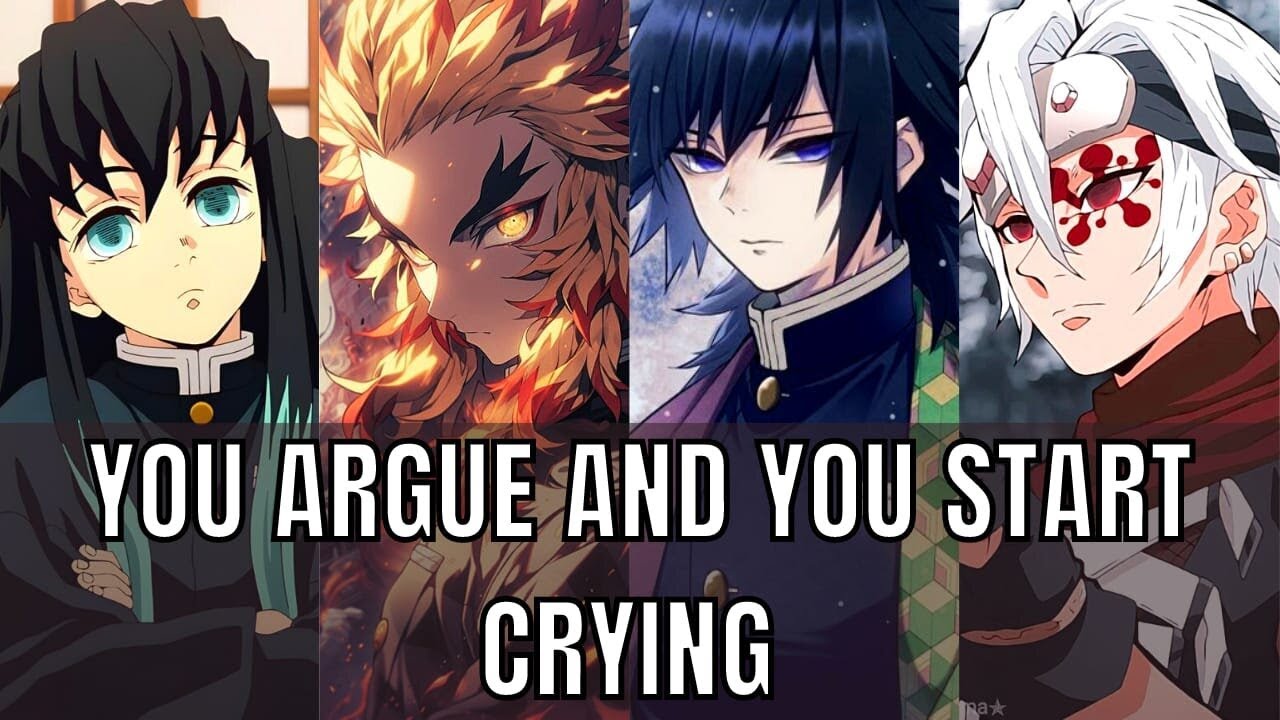 You're arguing and you start crying - Demon slayer x listener asmr