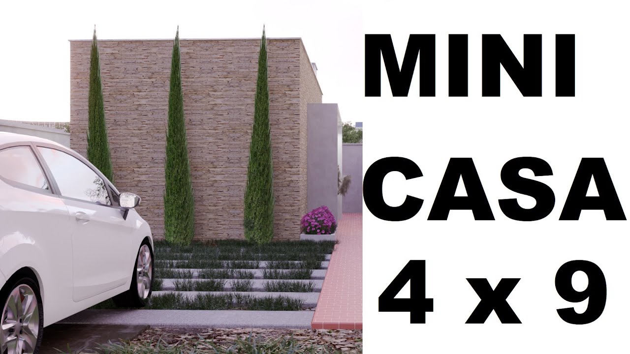 CASA PEQUENA DE 4 x 9 METROS - KITNET