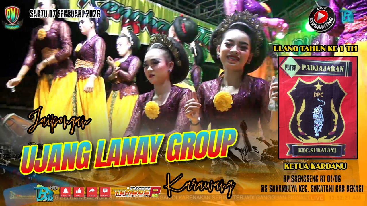 LIVE SIANG // JAIPONGAN UJANG LANAY // HUT PUTRA PAJAJARAN KE 1 TAHUN // 7 FEBRUARI 2026