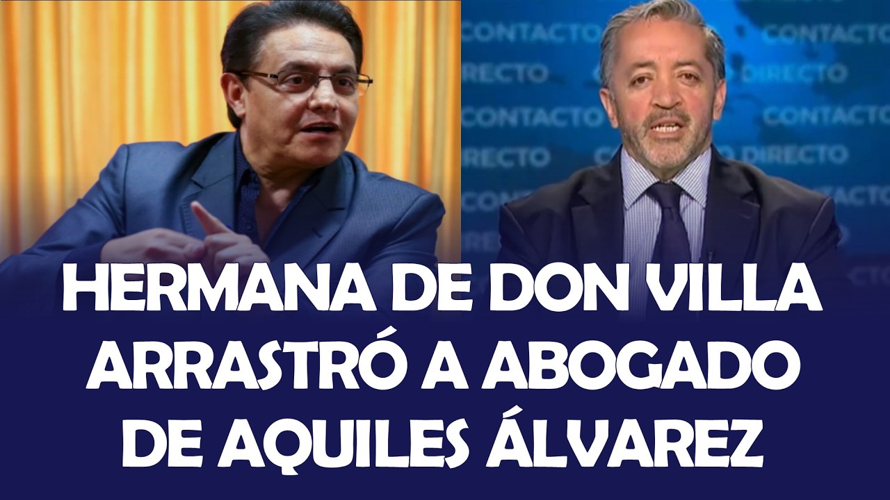 LORENA VILLAVICENCIO, HERMANA DE FERNANDO VILLAVICENCIO ARRASTRÓ AL ABOGADO DE AQUILES ÁLVAREZ