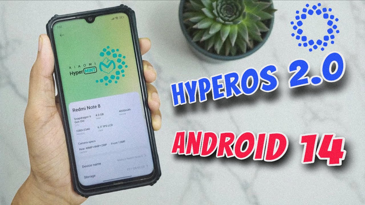 Redmi Note 8 получает HyperOS 2.0 (Android 14) | Полный обзор и характеристики ⚡ | RandomRepairs