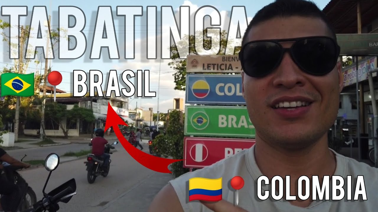 ASI ES LA FRONTERA DE COLOMBIA🇨🇴 CON BRASIL 🇧🇷 Recorriendo TABATINGA en AMAZONAS  🐍 🐊